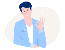 illu-doctor-happy-mailing-well-done--1